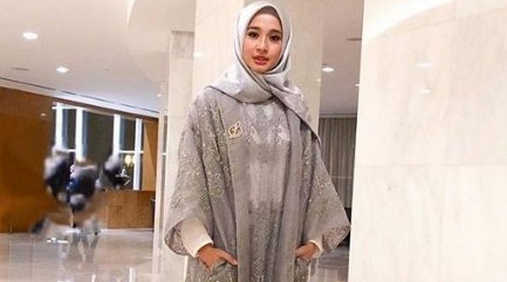 Laudya Cynthia Bella Launching Brand Fashion Hijab di Brunei