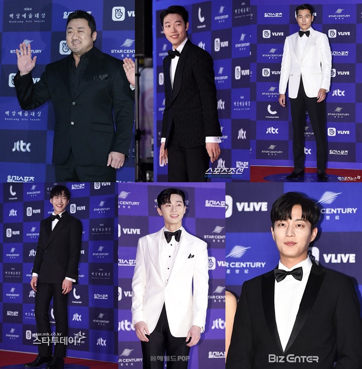 Giliran Park Seo Joon-Ryu Jun Yeol Adu Kece di Red Carpet Baeksang Art Awards ke-54