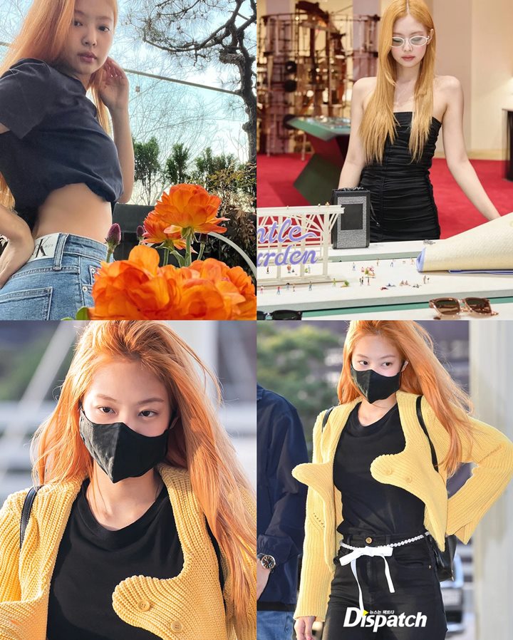 Intip Gaya Beda Member BLACKPINK Tampil Dengan Rambut Orange