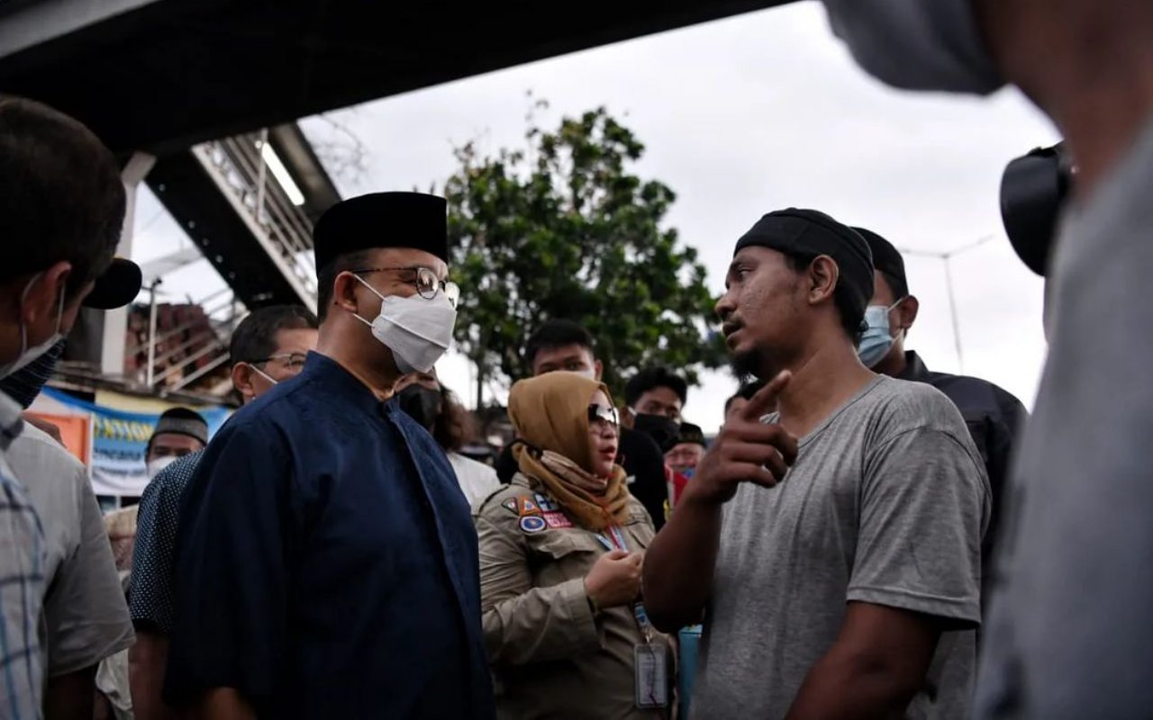 Sambangi Korban Pasar Gembrong Yang Kebakaran Anies Baswedan Sebut