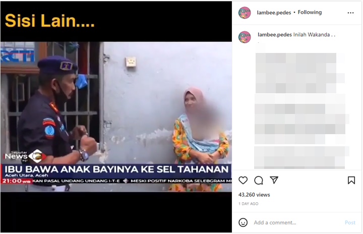 Viral Ibu Ibu Terjerat UU ITE Bawa Bayi Ke Penjara Nikita Mirzani Kena