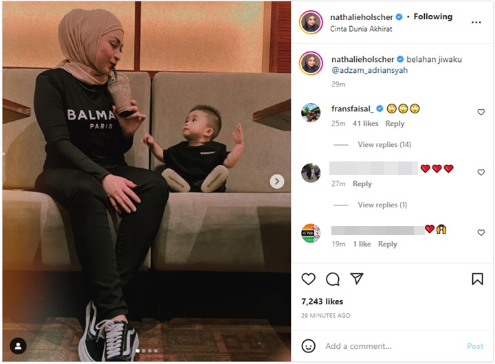 Nathalie Holscher Unggah Foto Bareng Belahan Jiwa Komen Gercep Frans