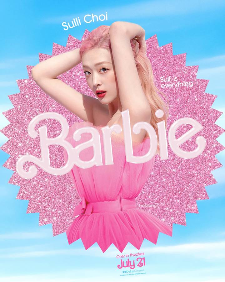 Beredar Editan Sulli Di Tengah Tren Poster Film \'Barbie\'
