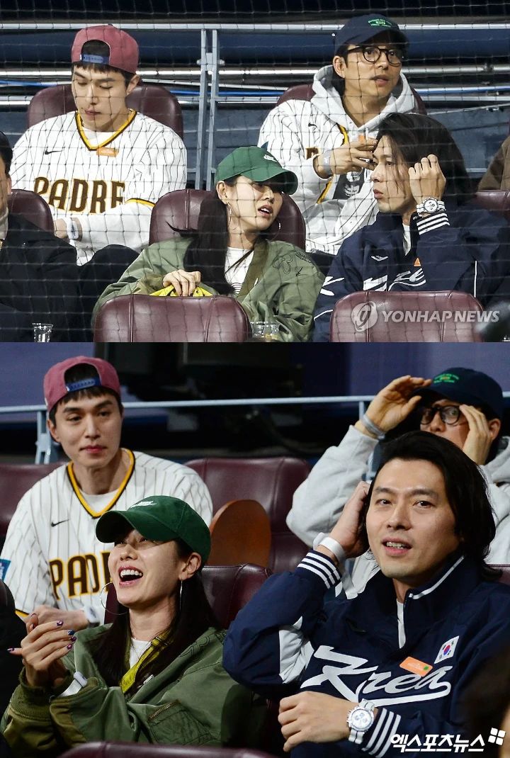 Hyun Bin dan Song Joong Ki Tuai Respons Beda saat Bawa Istri Nonton MLB Seoul Series 2024