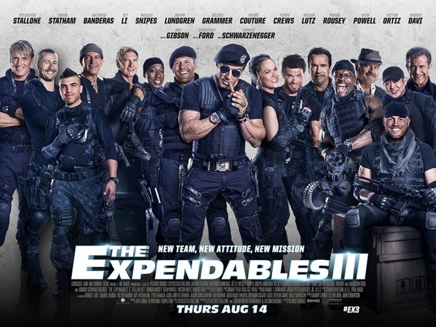 Gambar Foto Poster Film 'The Expendables 3'