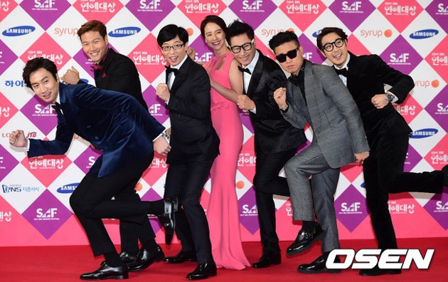 Gambar Foto Pengisi Acara 'Running Man' di Red Carpet SBS Entertainment Awards 2014