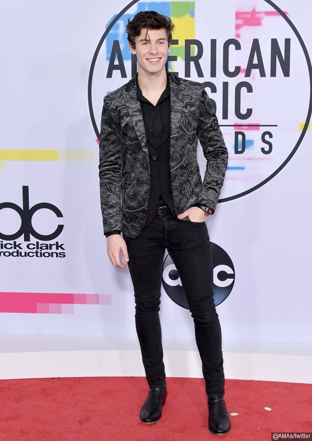 Gambar Foto Shawn Mendes hadiri American Music Awards 2017