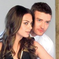 Justin Timberlake dan Mila Kunis untuk promosi film 'Friends with Benefits'