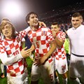 Kesenangan Pemain Kroasia Setelah Berhasil Lolos ke Putaran Final Piala Dunia 2014