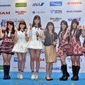 JKT48 dan AKB48 di Acara Jumpa Pers Lomba Lari 'Kizuna Ekiden'