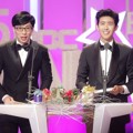 Yoo Jae Seok dan Kwanghee ZE:A di MBC Entertainment Awards 2015