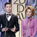 Park Seo Joon dan Hwang Suk Jung di MBC Drama Awards 2015