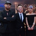 Anggy Umbara, Ernest Prakasa dan Meira Anastasia di Indonesia Movie Actors Awards 2016
