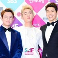 Tony Ahn, Heo Ji Woong dan Park Su Hong di SBS Entertainment Awards 2016