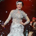 Dewi Persik di Acara HUT Indosiar ke-22