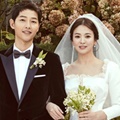 Serasinya Song Joong Ki dan Song Hye Kyo di Altar Pesta Pernikahan