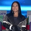Maria Simorangkir di Konferensi Pers Indonesia Idol