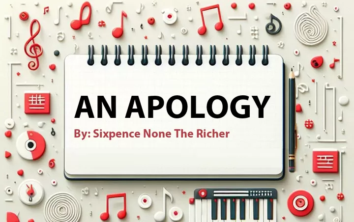Lirik lagu: An Apology oleh Sixpence None The Richer :: Cari Lirik Lagu di WowKeren.com ?