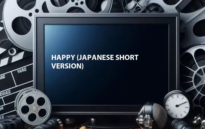 Happy (Japanese Short Version)