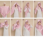 Tutorial Hijab Satin yang Mudah