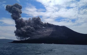 Gunung Anak Krakatau Erupsi 7 Kali Pada 16-18 Juli 2022, Kementerian ESDM Minta Waspada