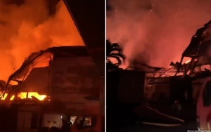 Api Kebakaran Pabrik Garmen di Jakbar Masih Berkobar, Disebut Diawali Bunyi Ledakan