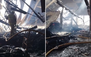 Polisi Sebut Dugaan Sementara Kebakaran Pabrik Garmen di Jakbar Korsleting, Tak Ada Korban Jiwa