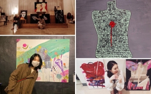 10 Potret Artistik Kim Hieora Yang Seorang Pelukis Di Dunia Nyata, Mirip Karakternya di 'The Glory'