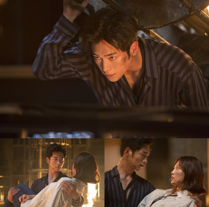 Terbalik, Seo Kang Joon Selamatkan Nyawa Gong Seung Yeon di \'Are You Human Too?\'