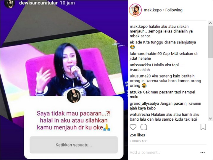 Dewi Sanca Ogah Pacaran dan Minta Hubungan Dihalalkan, Reaksi Netter Sinis