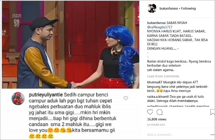 Ayu Ting Ting Sindir Istri Raffi