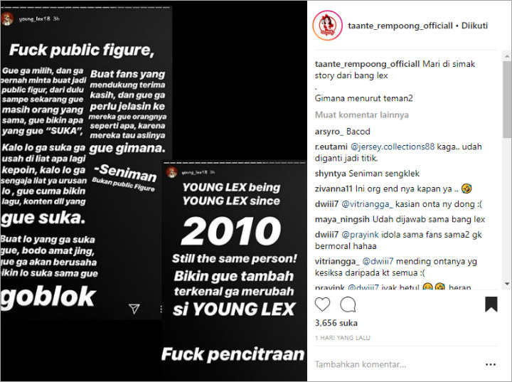 Dihujat Usai Ketahuan Bohong Dipukul Fans K-Pop, Young Lex Ogah Disebut Publik Figur