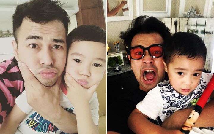 Bikin Ketawa, Raffi Ahmad dan Rafathar Kompak Jahili Nagita Slavina