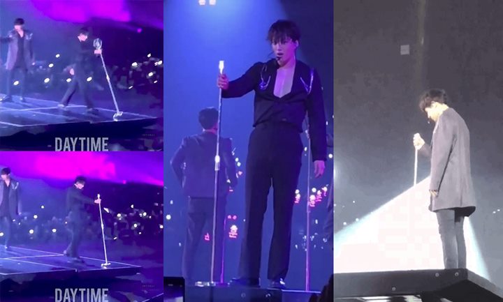 Kocaknya Kai EXO Patahkan Mikrofon Hingga Chanyeol Terdiam di Konser Macau