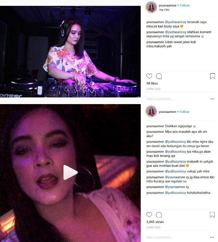 DJ Youna Klarifikasi