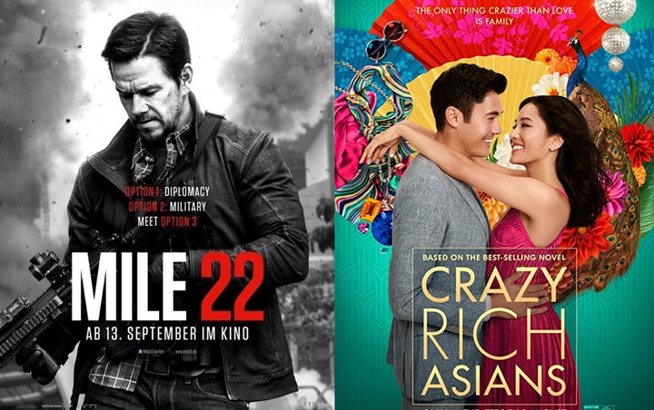 'Mile 22' Kalah Saing, 'Crazy Rich Asians' Puncaki Box Office di Pekan Perdana