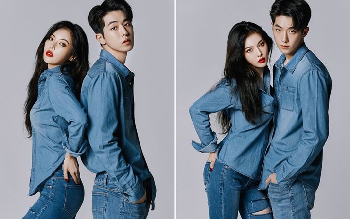 Lengket di Pemotretan Iklan Jeans, HyunA dan Nam Joo Hyuk Dibilang Tak Serasi