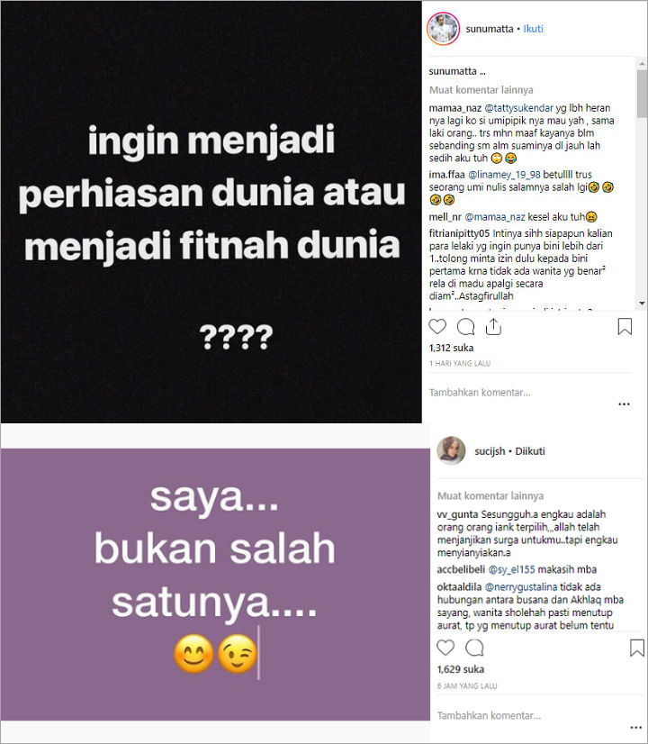 Sunu vs Suci Perang Status