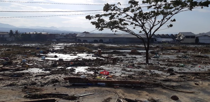 Kota Palu-Donggala Terlihat Kacau Karena Tsunami