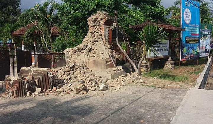 Getaran Gempa Terasa Hingga ke Bali