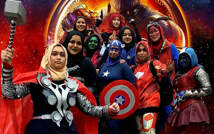 Hijab Heroes, Saat Hijabers Juga Bisa Pamer Kreativitas Kenakan Kostum Superhero ala 'Avengers'