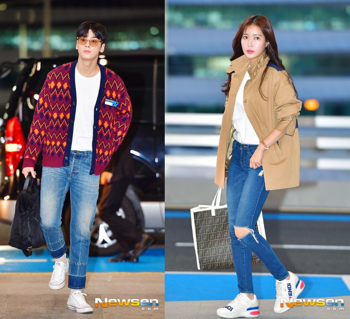 Cha Eunwoo dan Lim Soo Hyang Berangkat Liburan ke Cebu