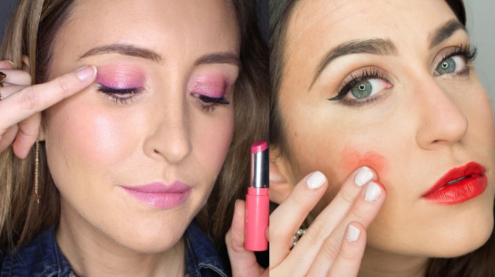 Cara Penggunaan Lipstick untuk Blush On dan Eye Shadow