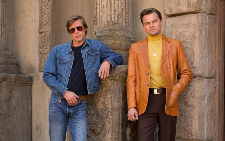 Intip Tampilan Jadul Leonardo DiCaprio dan Brad Pitt Saat Syuting 'Once Upon a Time in Hollywood' 