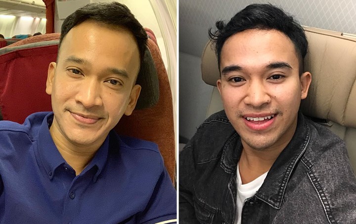 Unggah Foto Bareng di Pesawat, Ruben Onsu dan Anwar Sanjaya Disebut Bak Anak Kembar