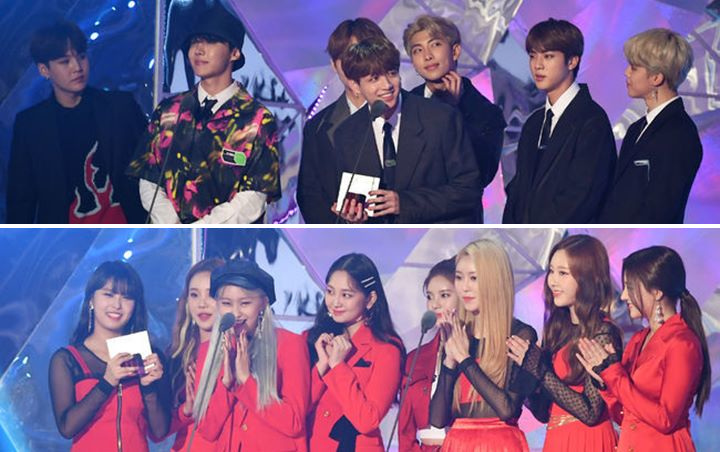 Selamat! BTS dan Momoland Buka Genie Music Awards 2018 dengan Meraih Best Dance Track 