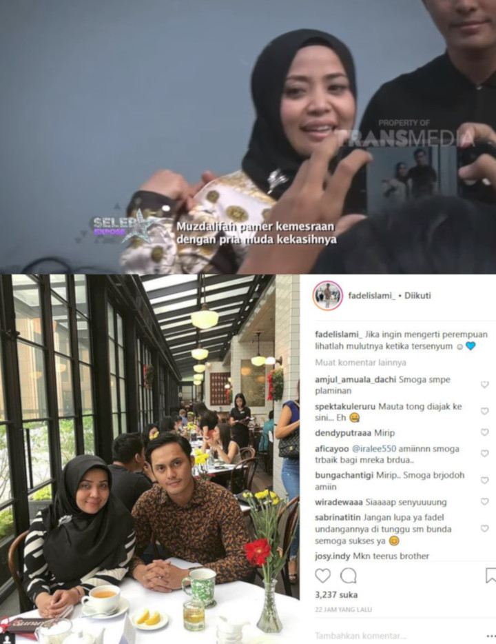 Direstui Ortu dan Makin Romantis, Muzdalifah Tepis Tangan 