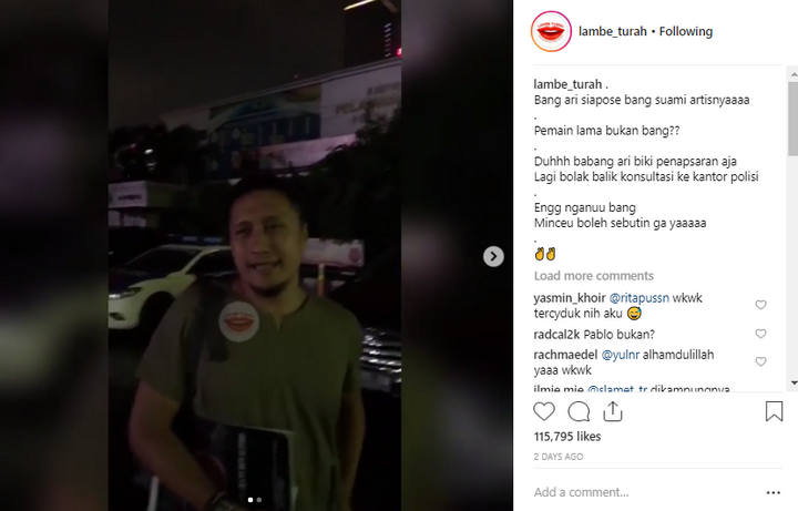 Arie Untung Datangi Polda Metro Jaya Untuk Laporkan Suami Artis, Siapa?