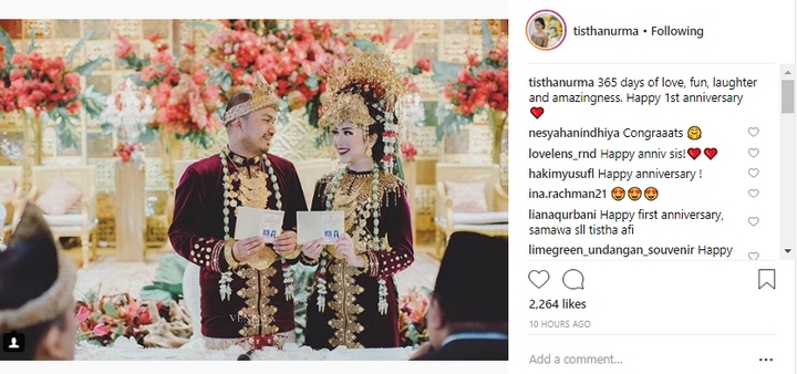 Afif Kalla Eks Laudya Cynthia Bella Rayakan Ultah Pernikahan, Netter Ikut Bahagia