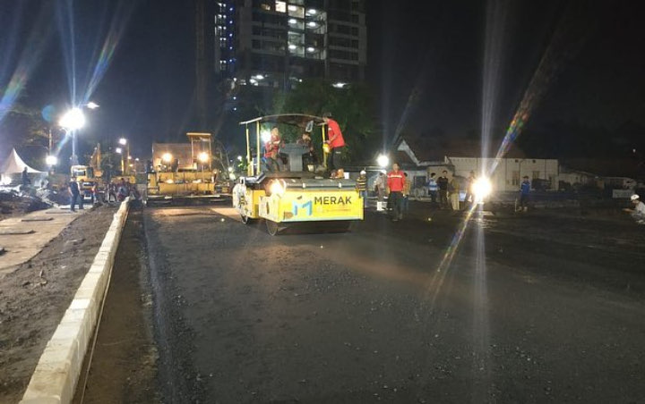Sudah Dibuka Pasca Ambles, Jalan Gubeng Surabaya Ternyata Belum Direkomendasi untuk Dilalui